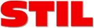 Logotyp: texten 'STIL' i rött