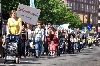 Marschen lngs med Kungstrdgrdsgatan (Klicka p bilden fr att se en strre bild)